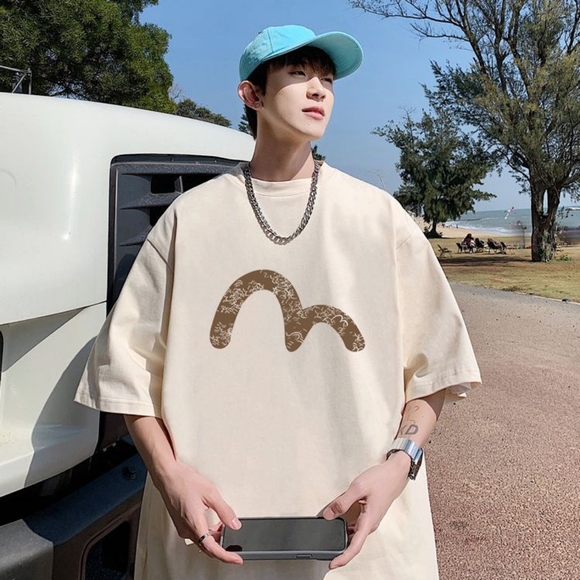 Casual couple crew neck short sleeve T-shirt - Picture 6 of 6